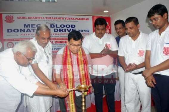 Malaria wins over Hills : Health Minister busy in blood donation campaigns Malaria wins over Hills : Health Minister busy in blood donation campaigns